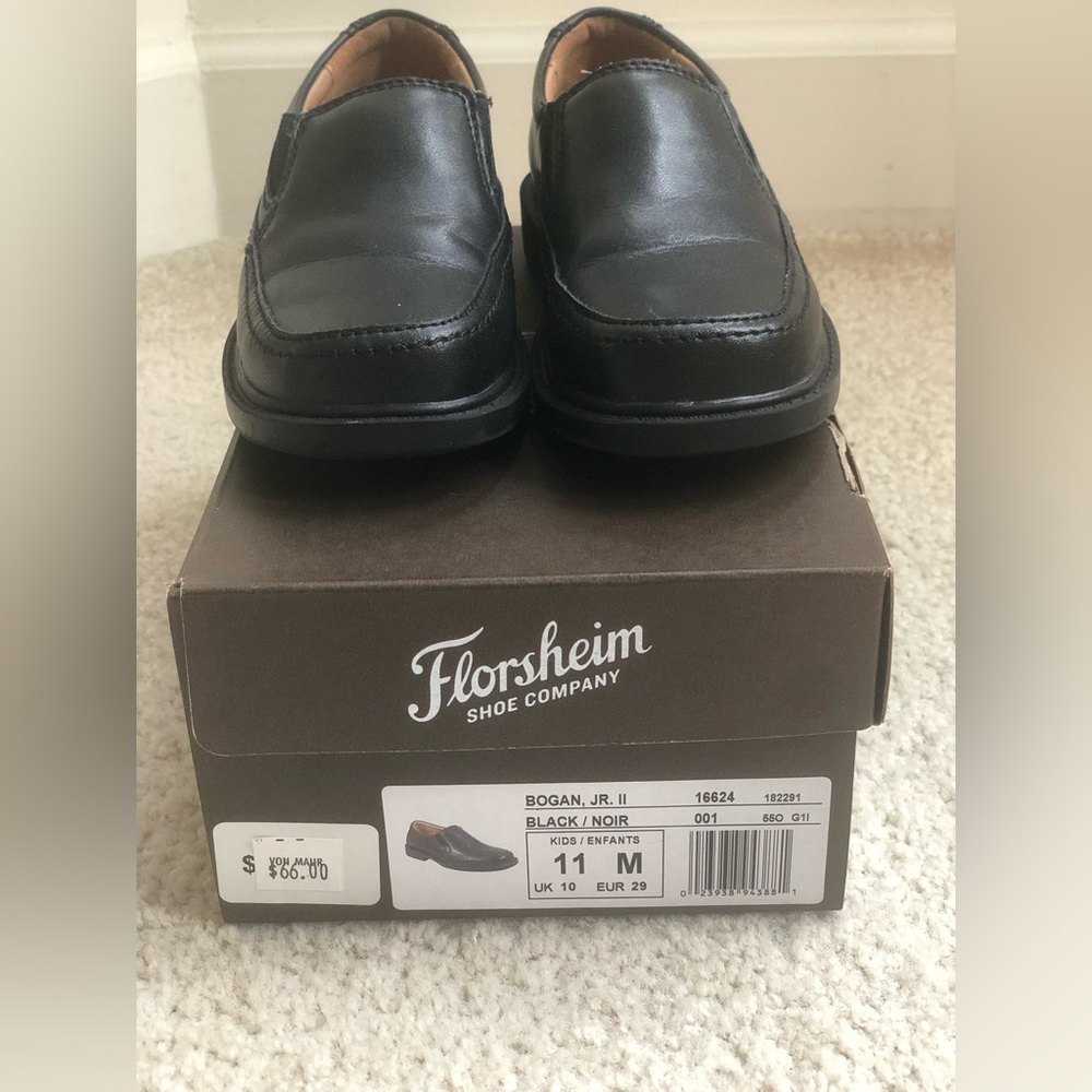 Toddler boy dress shoe 11c black
